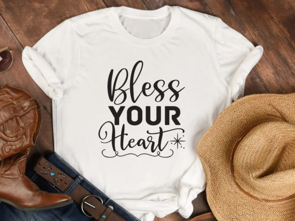 Bless Your Heart SVG Graphic: Southern Charm for Your Projects