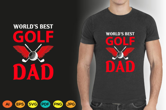 Golf Dad Graphic Tee Design: Your Next Creative Asset