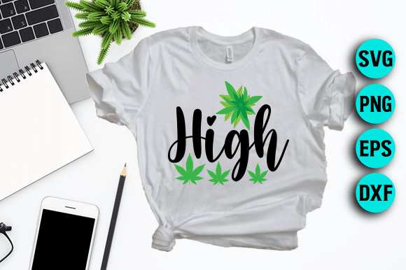 High - Weed SVG Graphic Design: A Designer's Guide to Versatile Clip Art