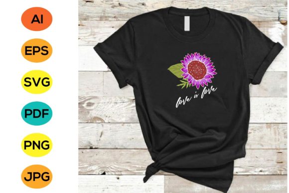 LOVE T-SHIRT GRAPHIC: A Versatile Design Asset