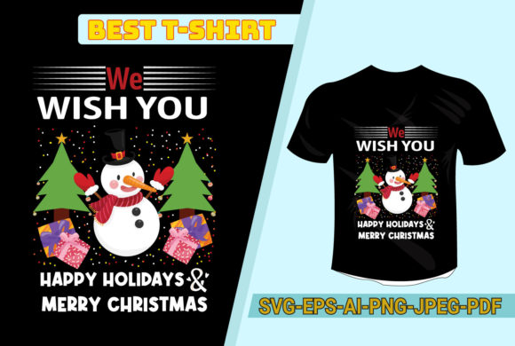 T-shirt Design for Christmas Day Graphic: A Festive Asset